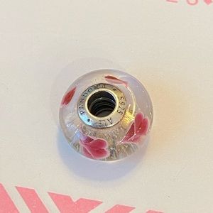 Pandora murano heart charm